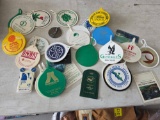 Vintage Golf Bag Tags, PGA, Pebble Beach, Beechmont, etc