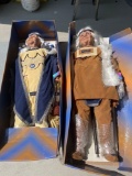 (2) Ashley Belle Native American Dolls