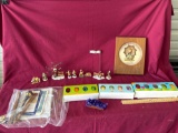 Small Hummel figures, Collector club plate, White House Easter egg collection