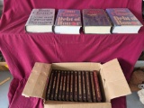 4 Tom Clancy Hardback Books, 12 Louis Lamour Books