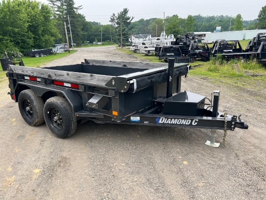New 2022 Diamond C 10 X 77 10K dump trailer