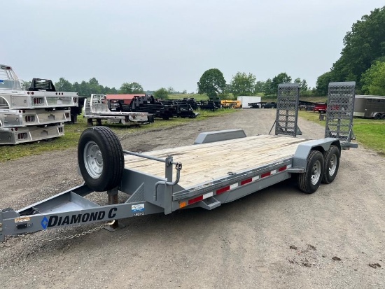 2018 Diamond C 20 X 82 equipment trailer
