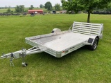 New 2023 Hillsboro 78 X 12 aluminum utility trailer