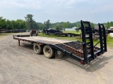 2018 PJ 25 X 102 tandem dually pintle hook trailer