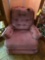 Mauve Rocker Recliner