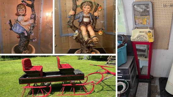 Hummels, Horse Drawn Sleigh, More 24132 - Jack