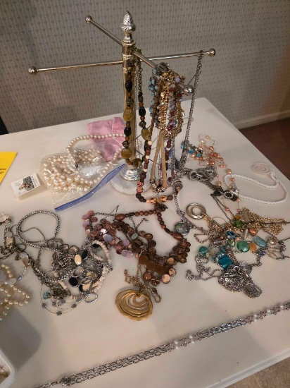 Costume Jewelry, Earrings, Necklaces