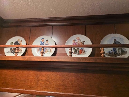 22 Collector Plates, Norman Rockwell, Others