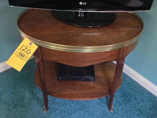 Oval Lamp Table