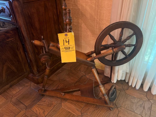 Vintage Spinning Wheel
