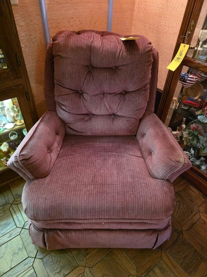 Mauve Rocker Recliner