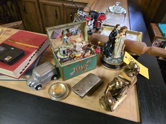 Indian Motorcycle Diecast, Bookends, Music Boxes