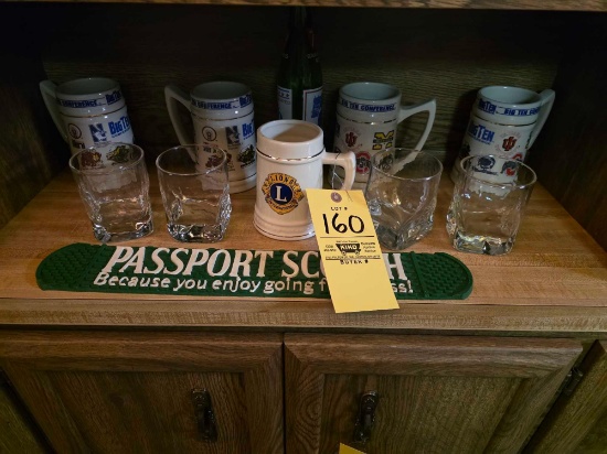 Beer Steins, High Ball Glasses