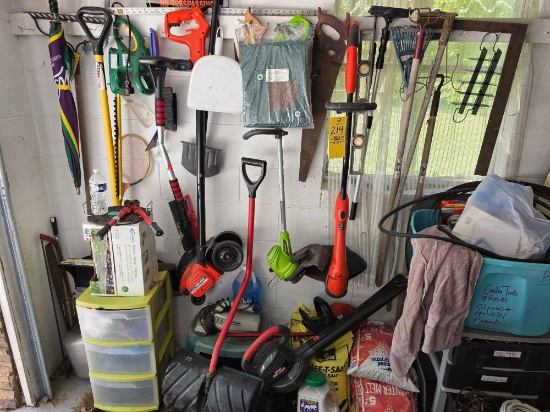 Edger, Trimmer, Yard Tools, Ext Cords,