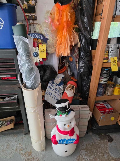 Snowman Blow Mold,Holiday Decor