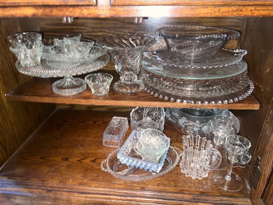 Candlewick Glassware and Assorted Glass Bowls