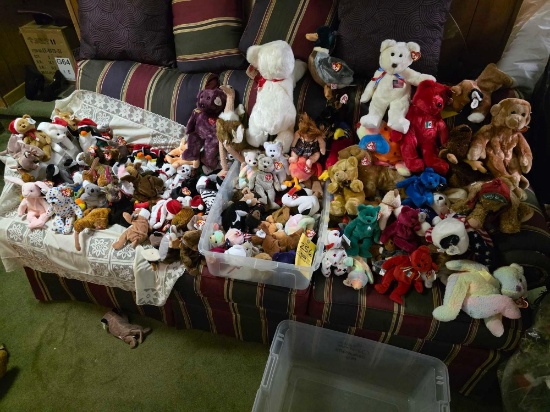 TY Beanie Babies Collection ( Couch Full)