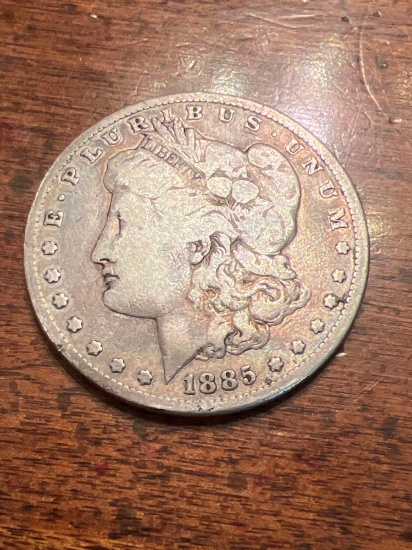 1885 Morgan Silver Dollar