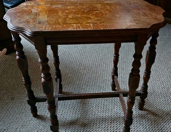 Antique Solid Wood Accent Table