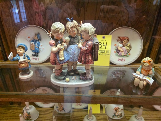 3 Hummel Plates, 9 1/2" tall Figure, Others