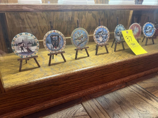 (7) Anna Perenna Porcelain Christmas Ornaments