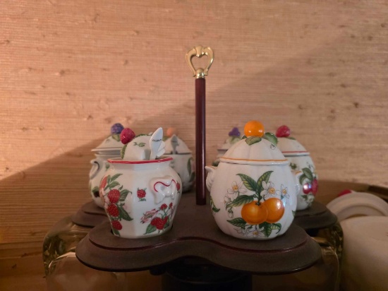 Lenox Jelly Set, Elephant, Fan, Decor