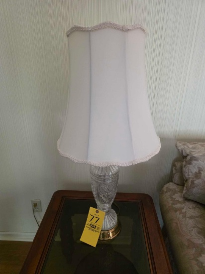 2 Glass Lamps