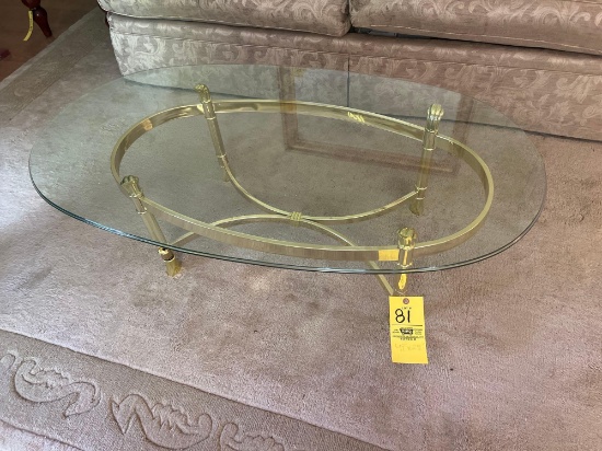 Glass Top Coffee Table