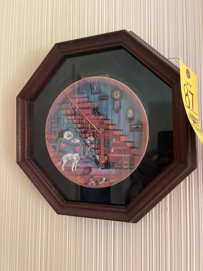 (2) P Buckley Moss Anna Perenna Decorative Plates