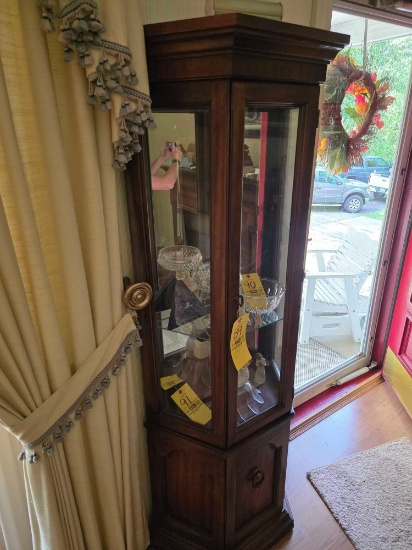 Curio Cabinet 12" x 28" x 69"