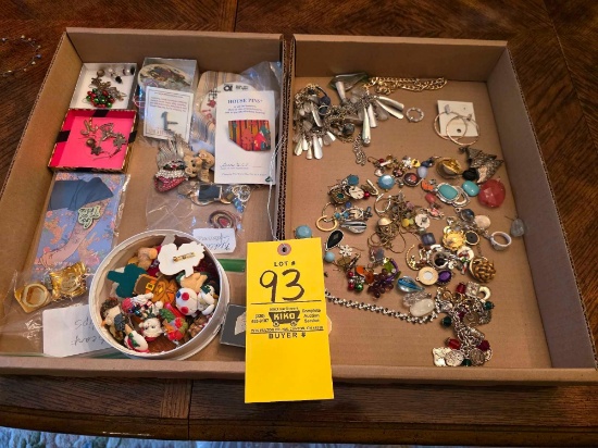 Costume Jewelry Earrings, Pins