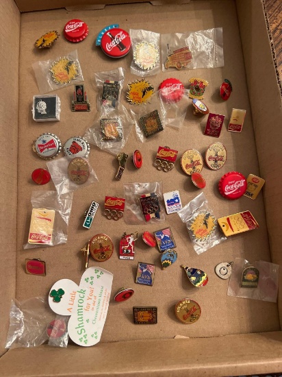 Assorted Coca-Cola Pins
