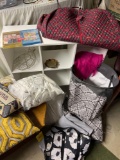 Cubby Organizer, Pillow, Garment Bag, Blanket
