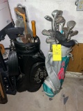 Vintage Golf Clubs, Callaway Golf Bag, Wood Shaft Clubs, Ladies Macgregor Clubs