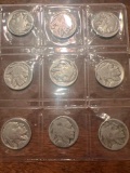 (9) Buffalo Nickels, Bid x 9
