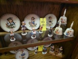 3 Hummel Plates, Bells, Figures