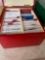 Wood Box with Vintage CDs