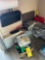 Car Cleaner, Rags, Tarp, Gas Can, Dust Pan