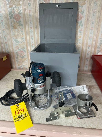 Bosch Router with Wood Box