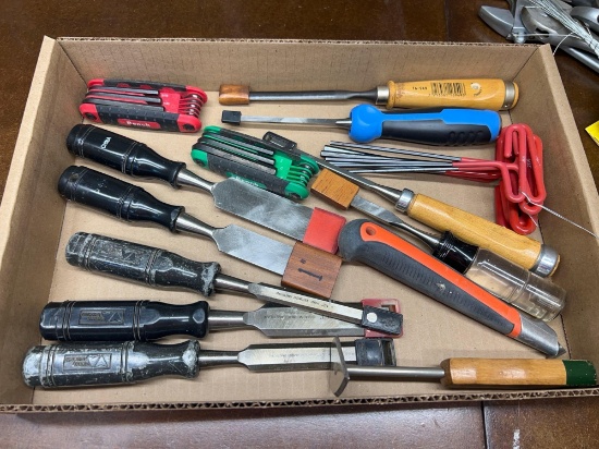 Allen Wrenches, Wood Chisels