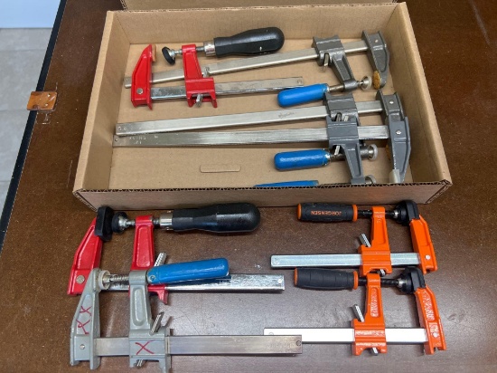 (8) Assorted Bar Clamps