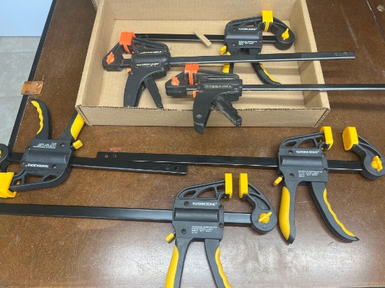 (6) Quick Ratcheting Clamps