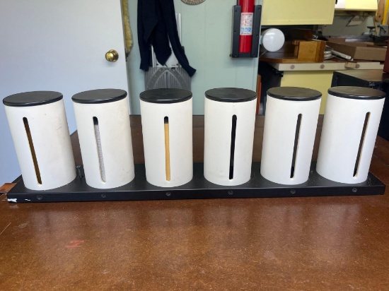 Assorted Sandpaper in Handmade Organizer