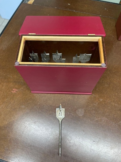 Flat Bit Set in Homemade Box