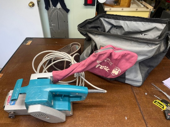 Makita Corded Belt Sander with Extra Belts