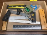 Squares, Level, Tape Measure