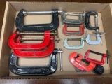 Assorted C-Clamps