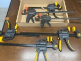 (6) Quick Ratcheting Clamps