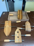 (4) Handscrew Wood Clamps