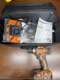 Ridgid Drill Driver with Charger and Extra Battery